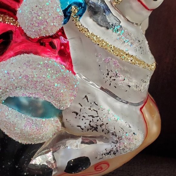 NWT Christopher Radko Carousel Santa on a Rocking Horse Christmas Ornament - Picture 3 of 4